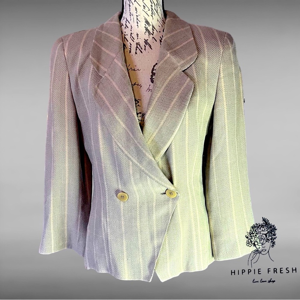 Vintage Giorgio Armani Borgonuovo Double Breasted Women’s Blazer Size 38IT/ US 2